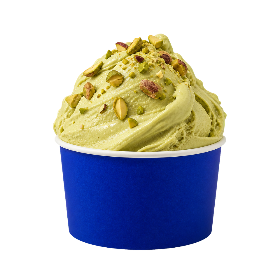 A Study in Pistachio editorial gelato concept