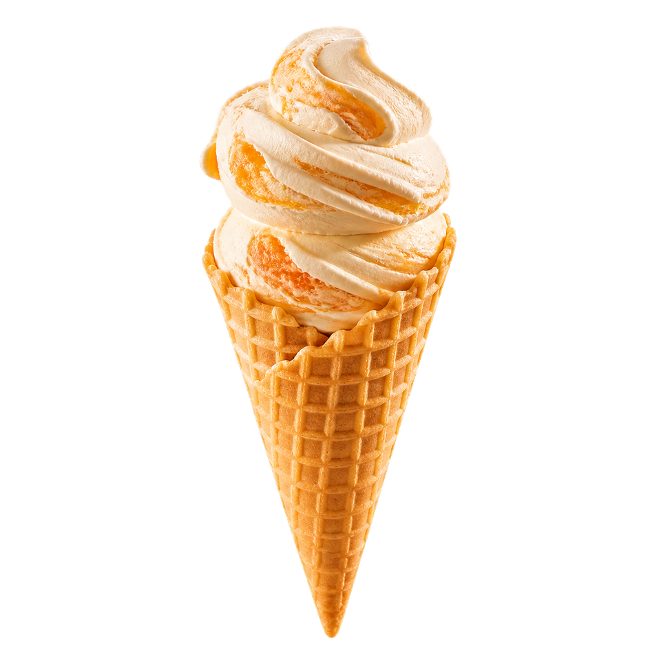 Vanilla & Apricot editorial gelato concept